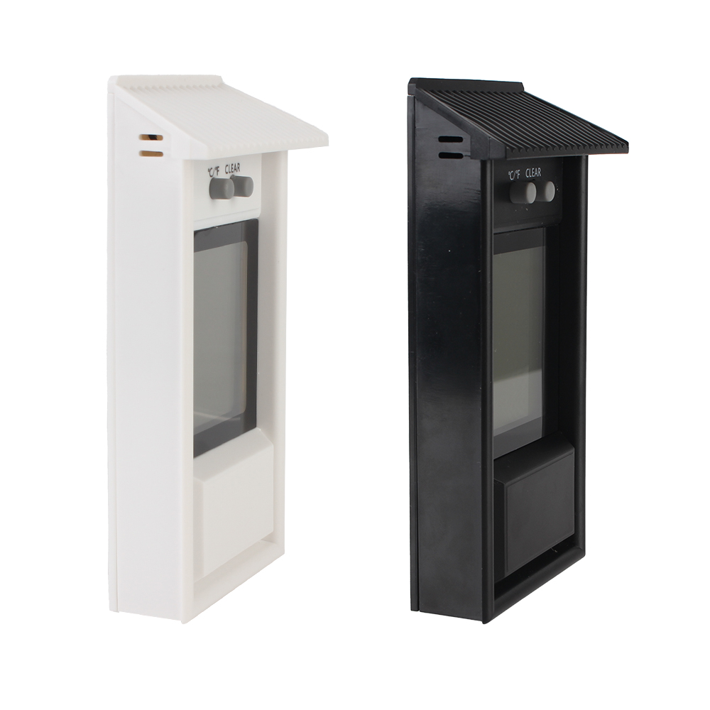 Garden Weather Station - เกจเซ็นเซอร์สภาพอากาศ LCD เครื่องวัดอุณหภูมิอิเล็กทรอนิกส์สําหรับบ้านสวนเรือนกระจกในร่มกลางแจ้งจอแสดงผลดิจิตอลหน้าจอสูงสุด Min