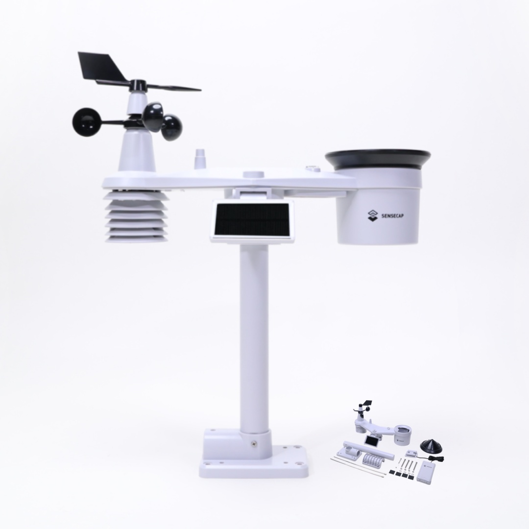 Garden Weather Station - สถานีตรวจวัดสภาพอากาศ SenseCAP S2120 8-in-1 LoRaWAN สำหรับสวน