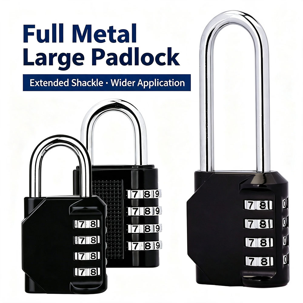 Smart Garden Gate Lock - กุญแจล็อคแบบรหัส 4 หลัก พร้อมสายยาว กันน้ำ สำหรับใช้งานกลางแจ้ง