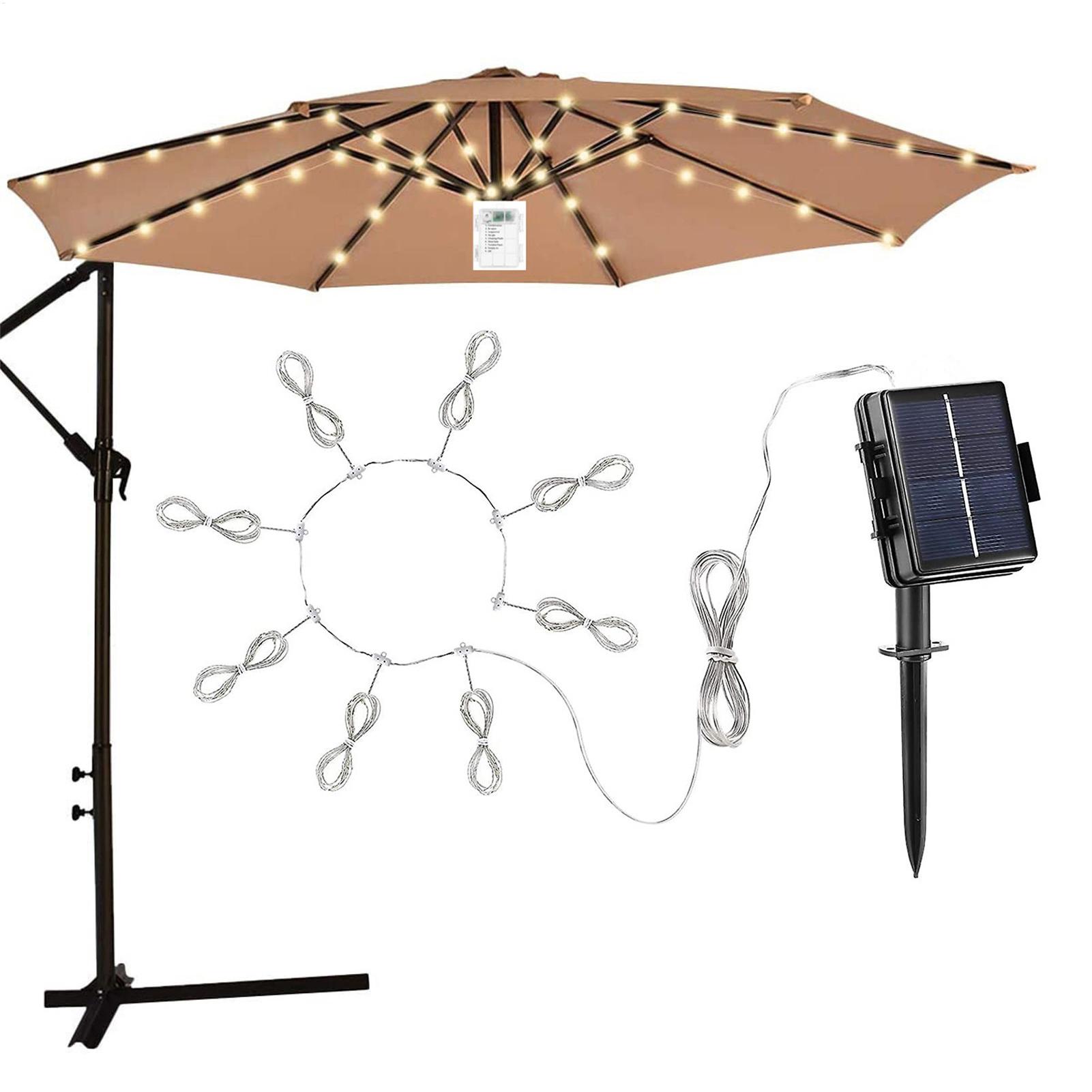 Smart Garden Umbrella - ไฟร่ม LED 104 ดวง สำหรับตกแต่งภายนอกอาคาร พร้อมรีโมทคอนโทรล