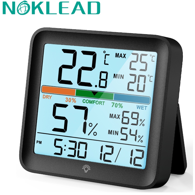 Garden Weather Station - NOKLEAD Weather Station Meter ในร่ม LCD