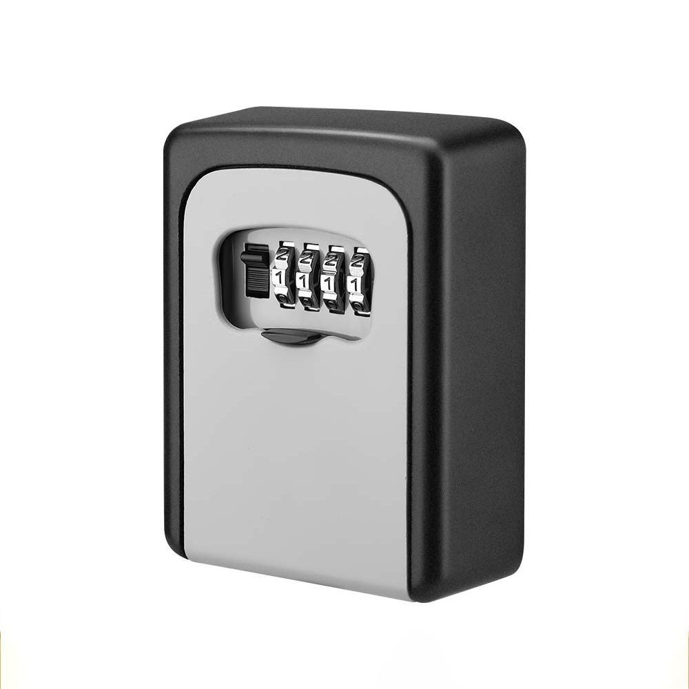 Smart Garden Gate Lock - กล่องเก็บ gembok KATA Sandi กล่องเก็บกุญแจรหัสผ่าน4หลักติดผนังกันน้ำใช้กลางแจ้งทำจากโลหะกล่องเซฟล็อคกันขโมย