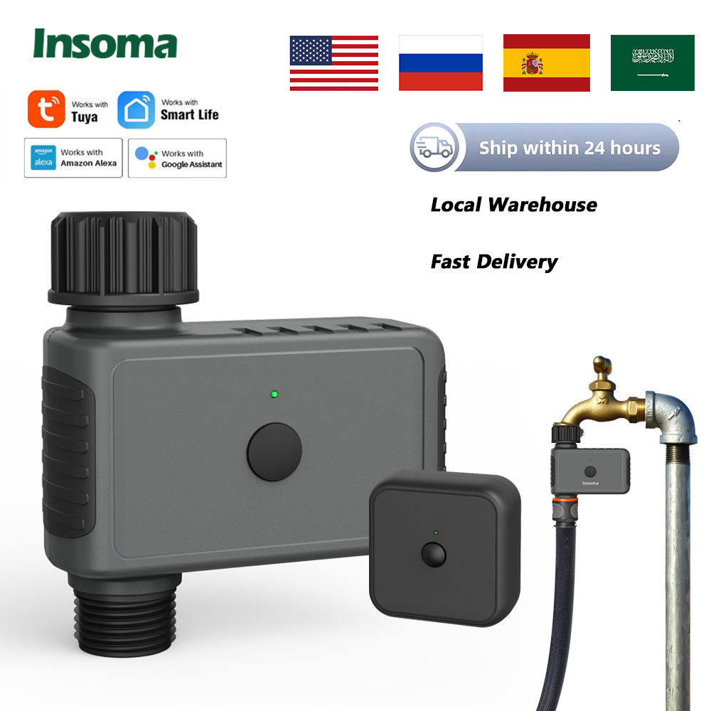 Smart Garden Sphagnum Moss - Insoma Wifi จับเวลาโรยอัตโนมัติระยะไกลสวนน้ําจับเวลาสมาร์ทระบบรดน้ําชลประทานท่อชุดควบคุมสนับสนุน Alexa