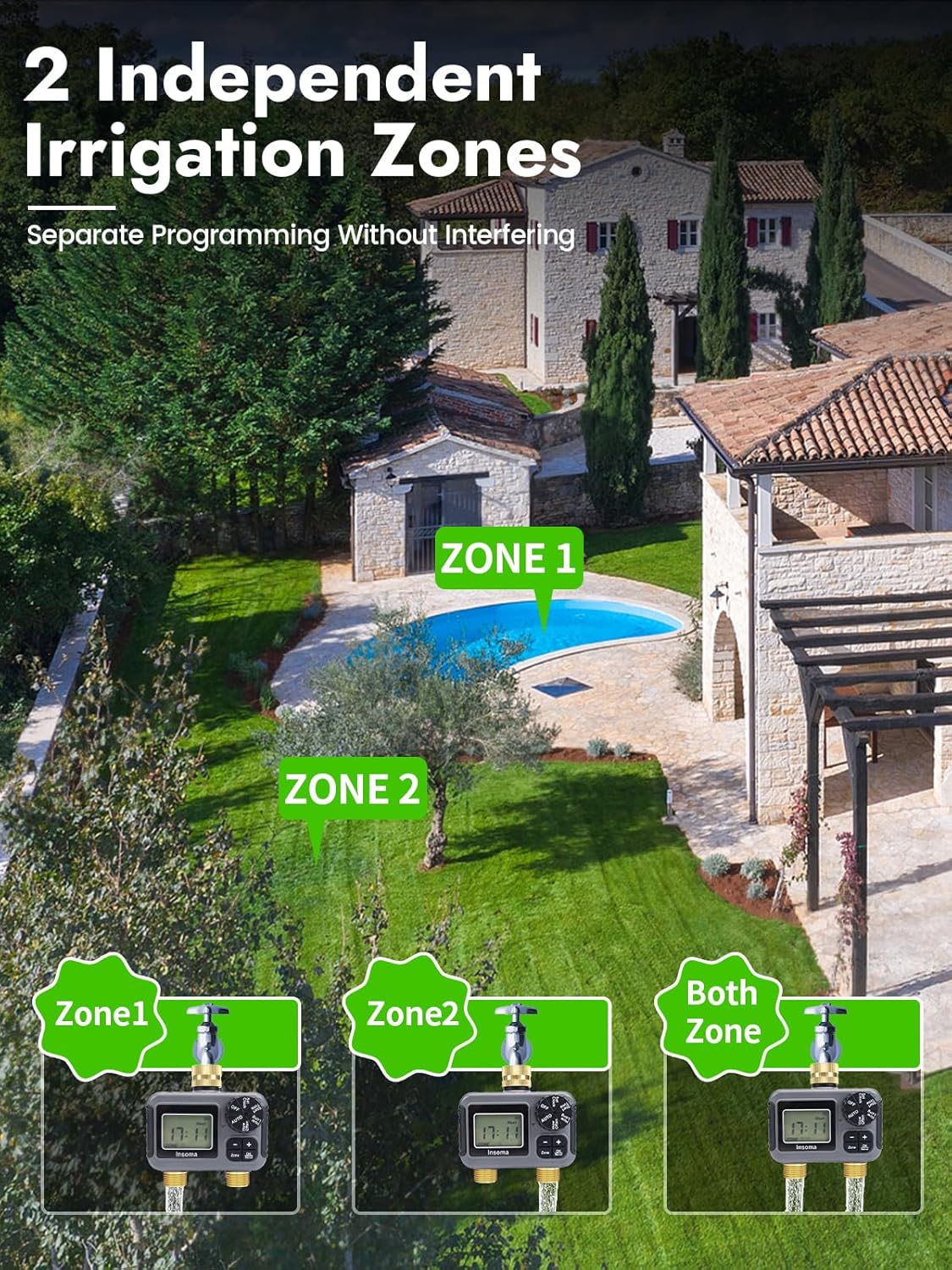 Insoma สมาร์ทระบบรดน้ําชลประทา - Smart Garden Sphagnum Moss บทวิจารณ์และราคา