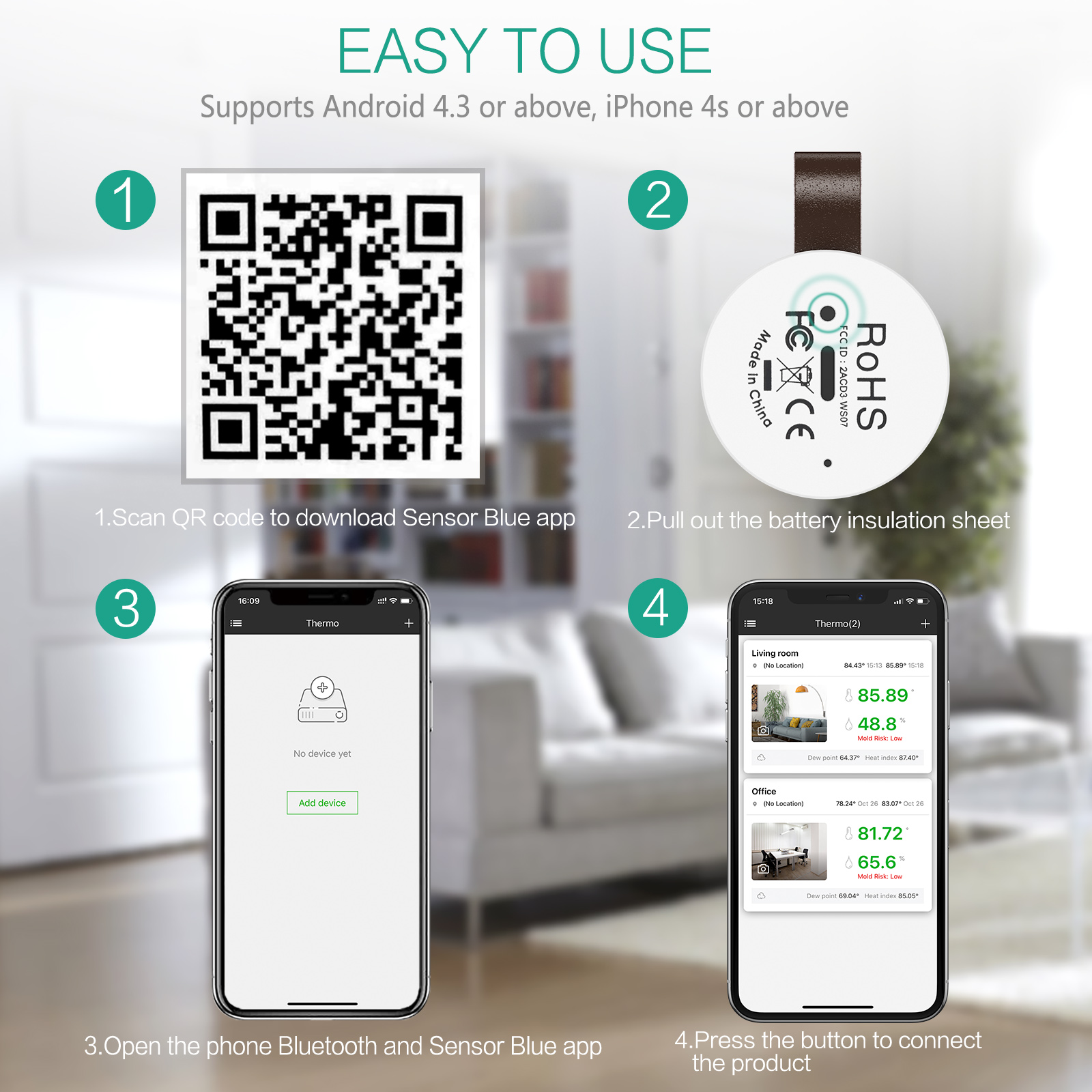 ORIA เครื่องวัดอุณหภูมิไร้สายบ - Garden Weather Station บทวิจารณ์และราคา