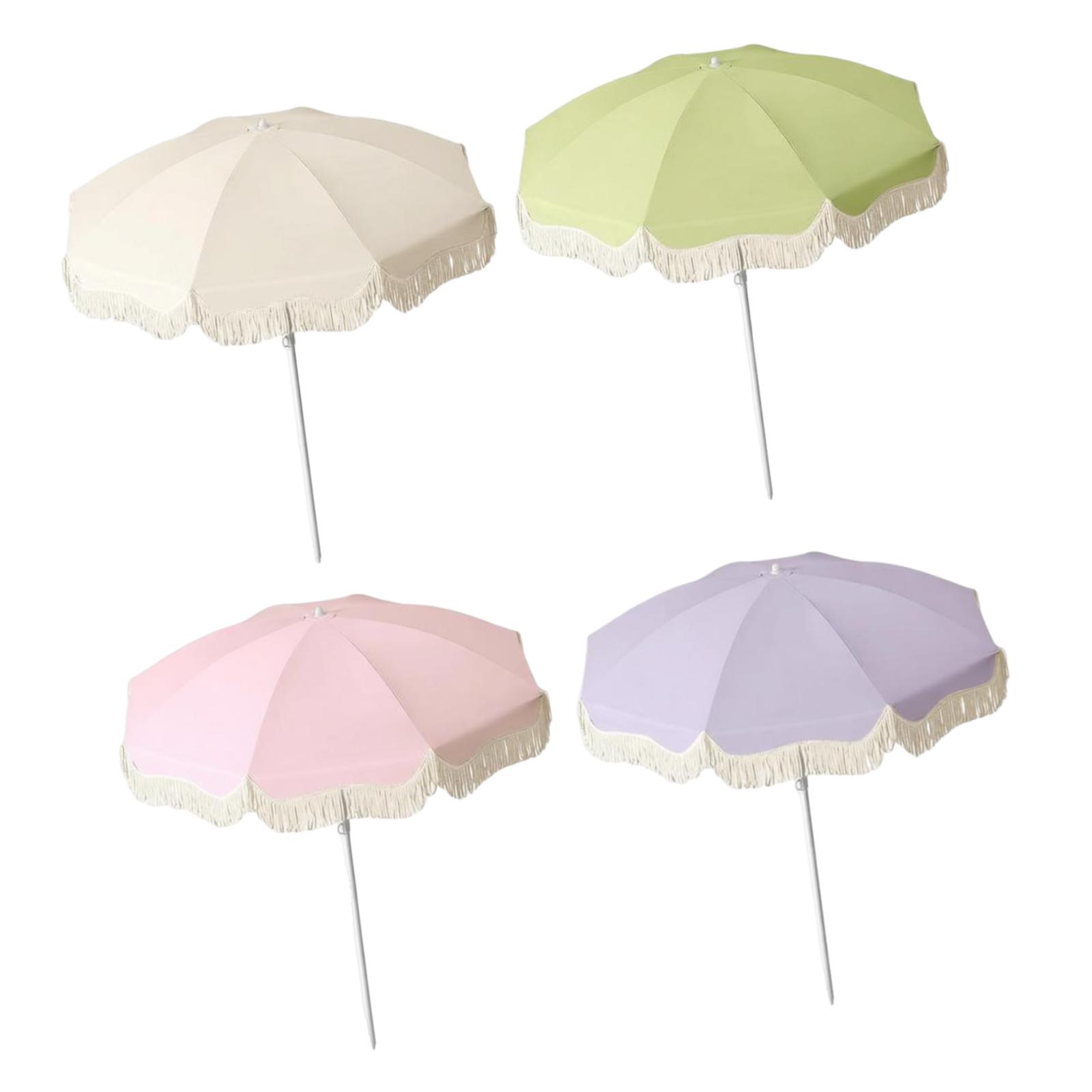 ร่มกันแดดสไตล์โบโฮพร้อมชายครุย - Smart Garden Umbrella บทวิจารณ์และราคา