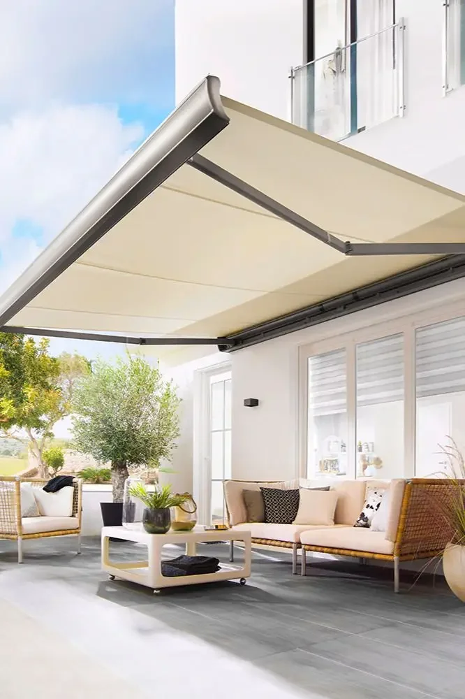 กันสาดกลางแจ้งแบบพับได้ ปรับแต - Smart Garden Umbrella บทวิจารณ์และราคา