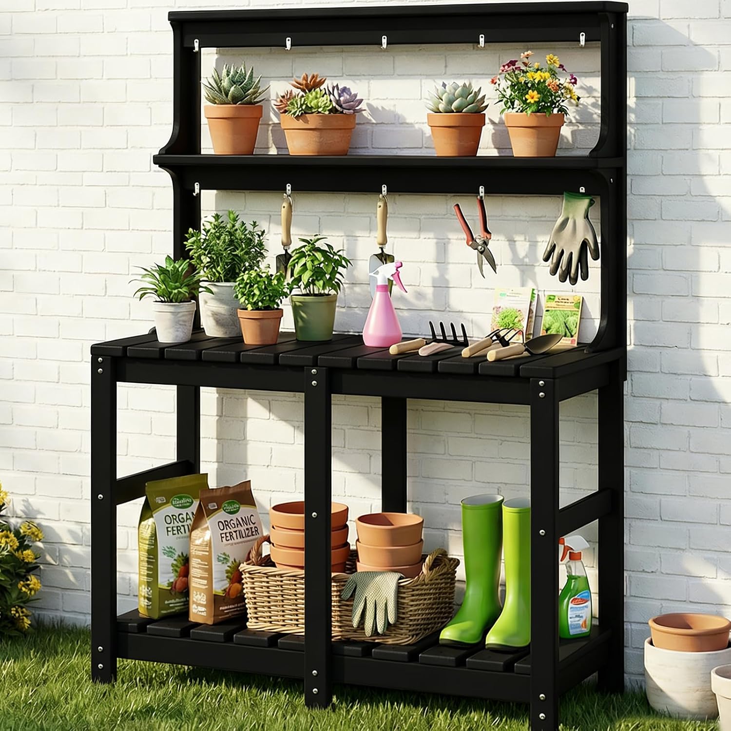 โต๊ะปลูกต้นไม้ HDPE ทนทานทุกสภ - Garden Weather Station บทวิจารณ์และราคา
