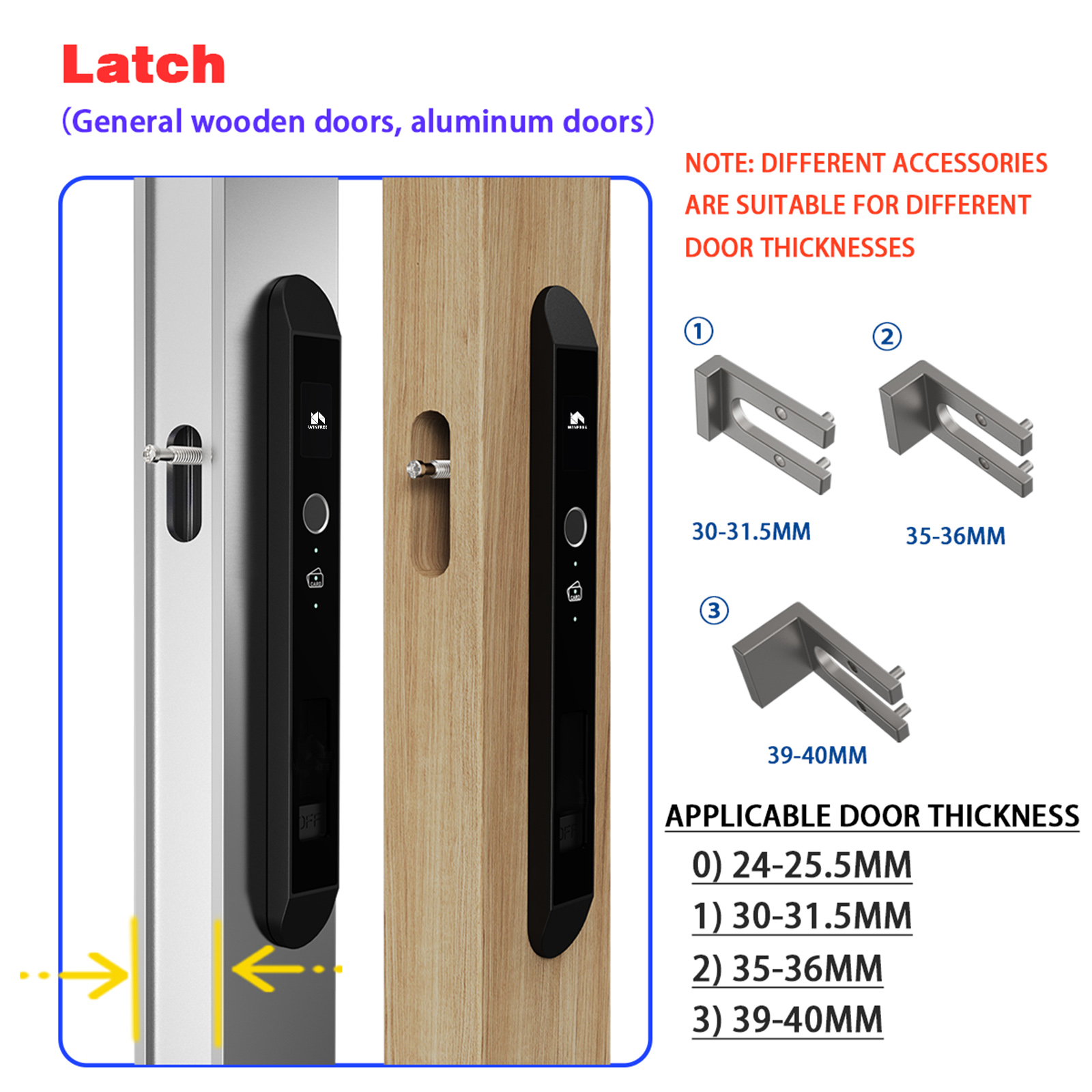 WINFREE สมาร์ทสลิม ดอร์ล็อค ทู - Smart Garden Gate Lock บทวิจารณ์และราคา
