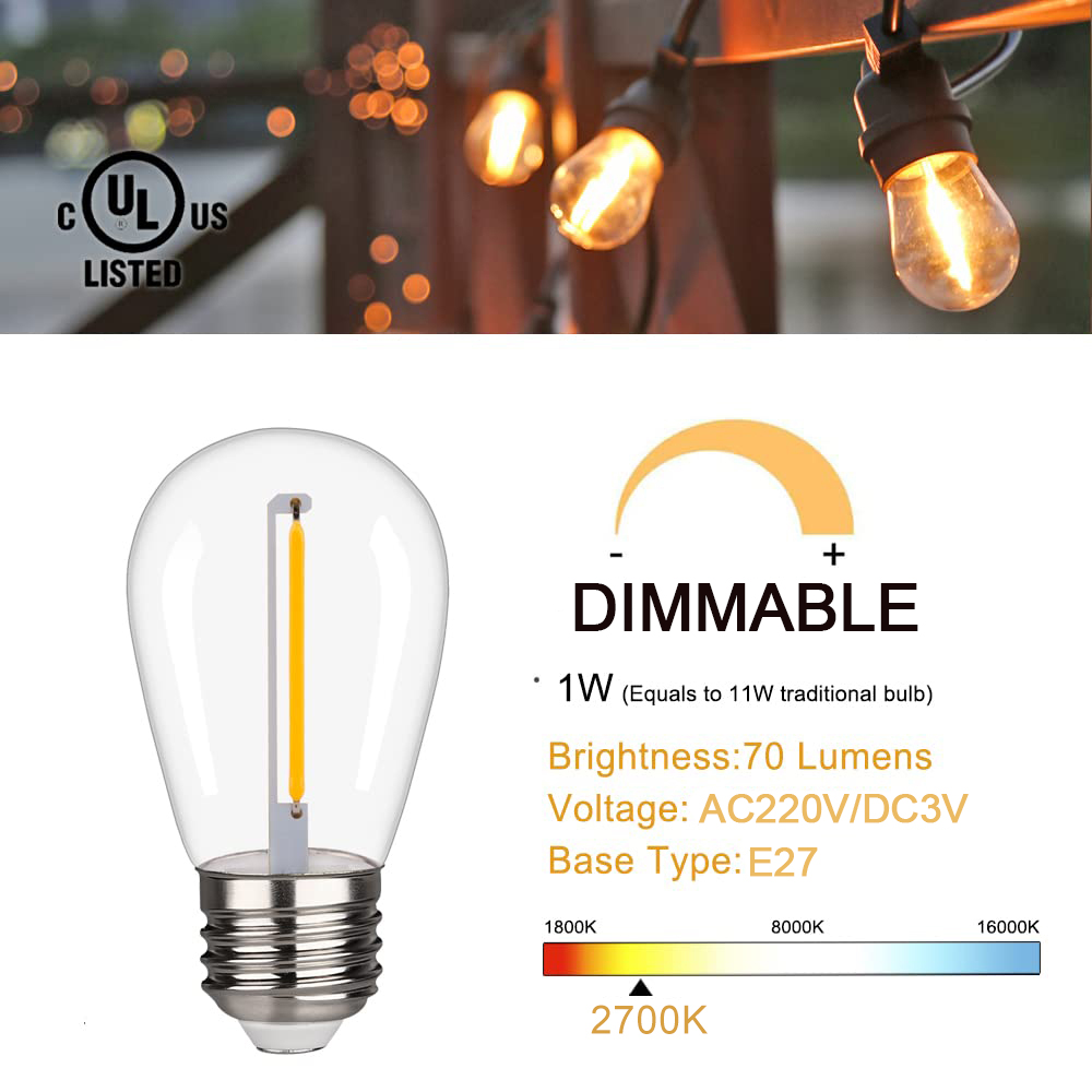 หลอดไฟ LED สำหรับเปลี่ยน S14 1 - Smart Garden Umbrella บทวิจารณ์และราคา