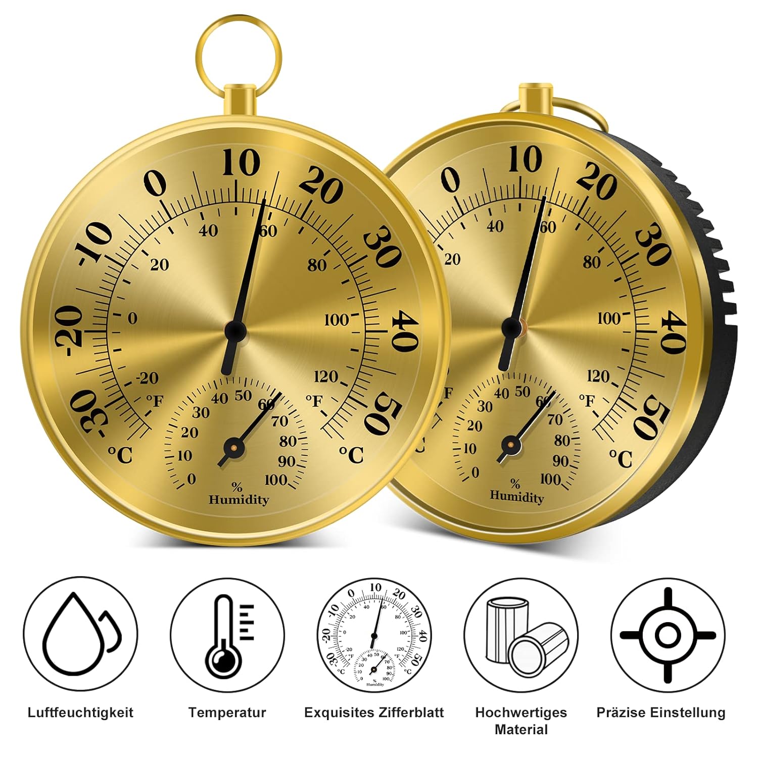 10 ซม.เครื่องวัดอุณหภูมิเครื่อ - Garden Weather Station บทวิจารณ์และราคา