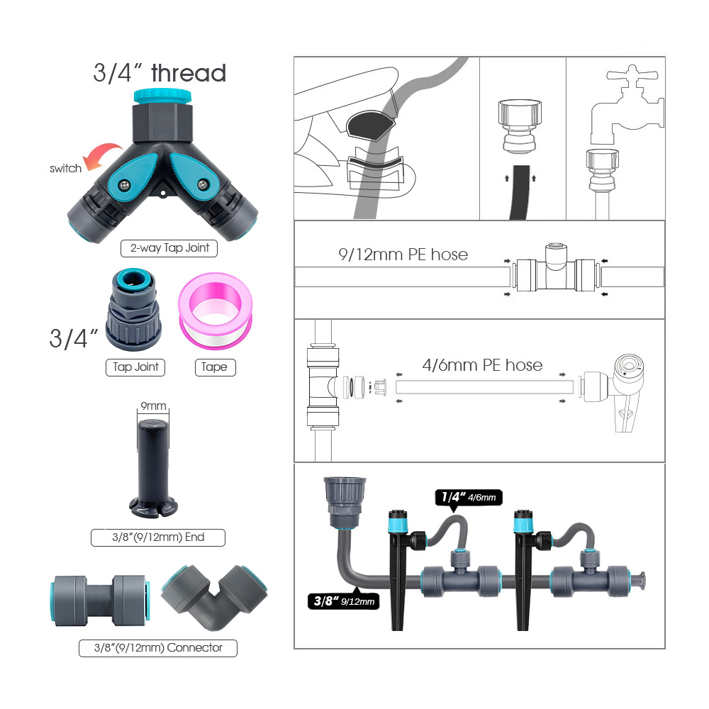 ระบบน้ำหยดสำหรับสวนแบบฟองอากาศ - Smart Garden Hub บทวิจารณ์และราคา