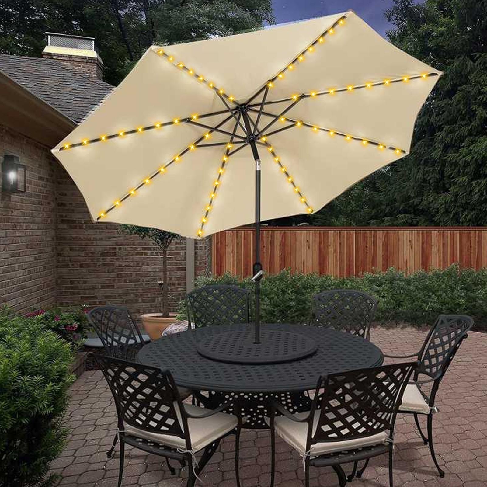 ไฟร่ม LED 104 ดวง สำหรับตกแต่ง - Smart Garden Umbrella บทวิจารณ์และราคา