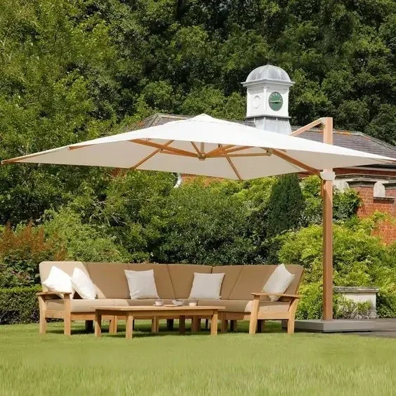 สีเขียวขุ่นสมาร์ทกันลมติดผนังส - Smart Garden Umbrella บทวิจารณ์และราคา