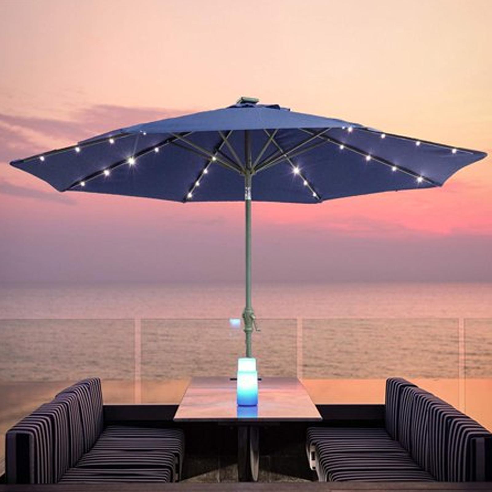 104 LED ร่ม String Light 8 โหม - Smart Garden Umbrella บทวิจารณ์และราคา