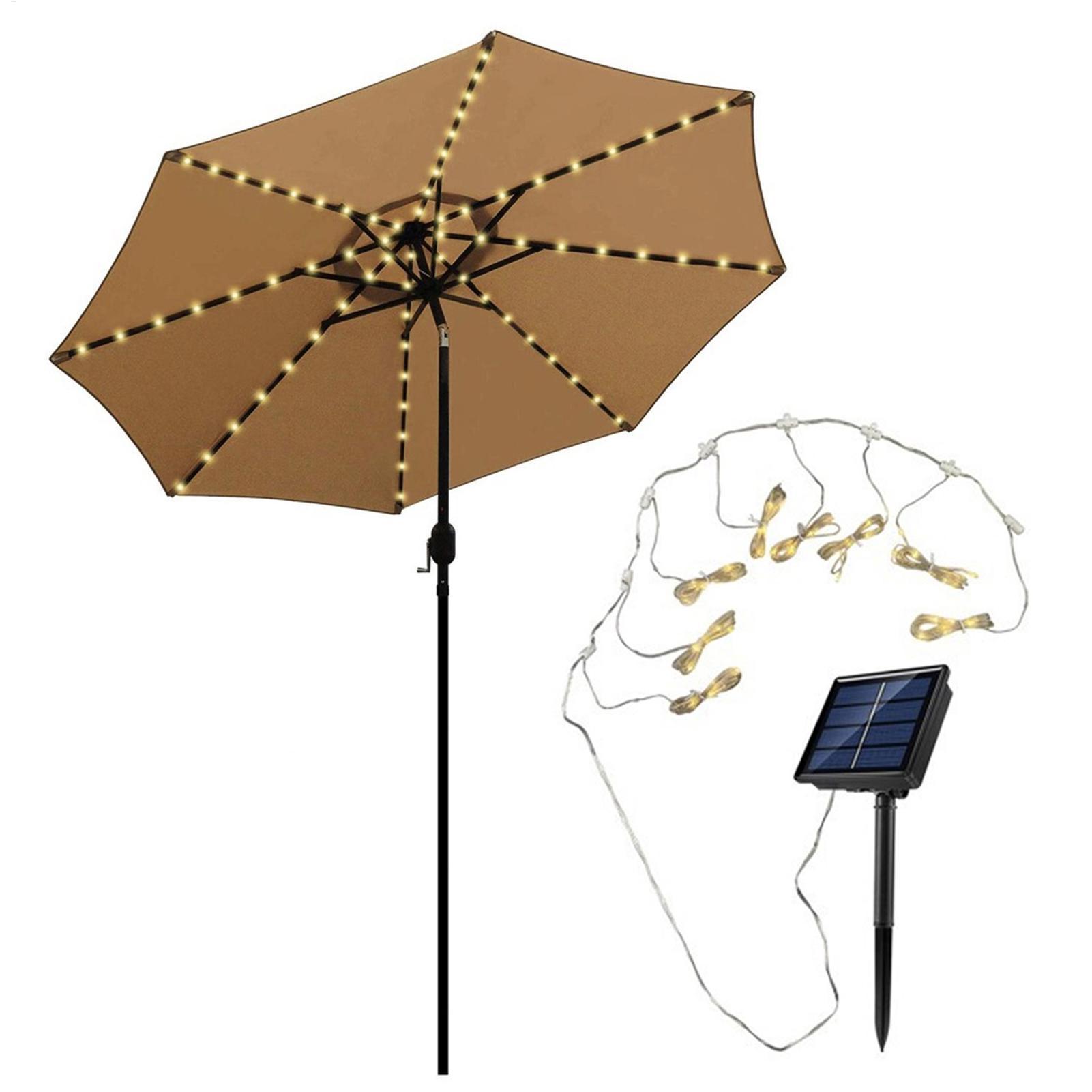 104 LED ร่ม String Light 8 โหม - Smart Garden Umbrella บทวิจารณ์และราคา