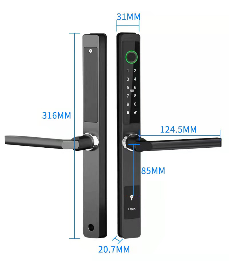 ZHDCOOKEY ล็อคประตูดิจิตอลไบโอ - Smart Garden Gate Lock บทวิจารณ์และราคา