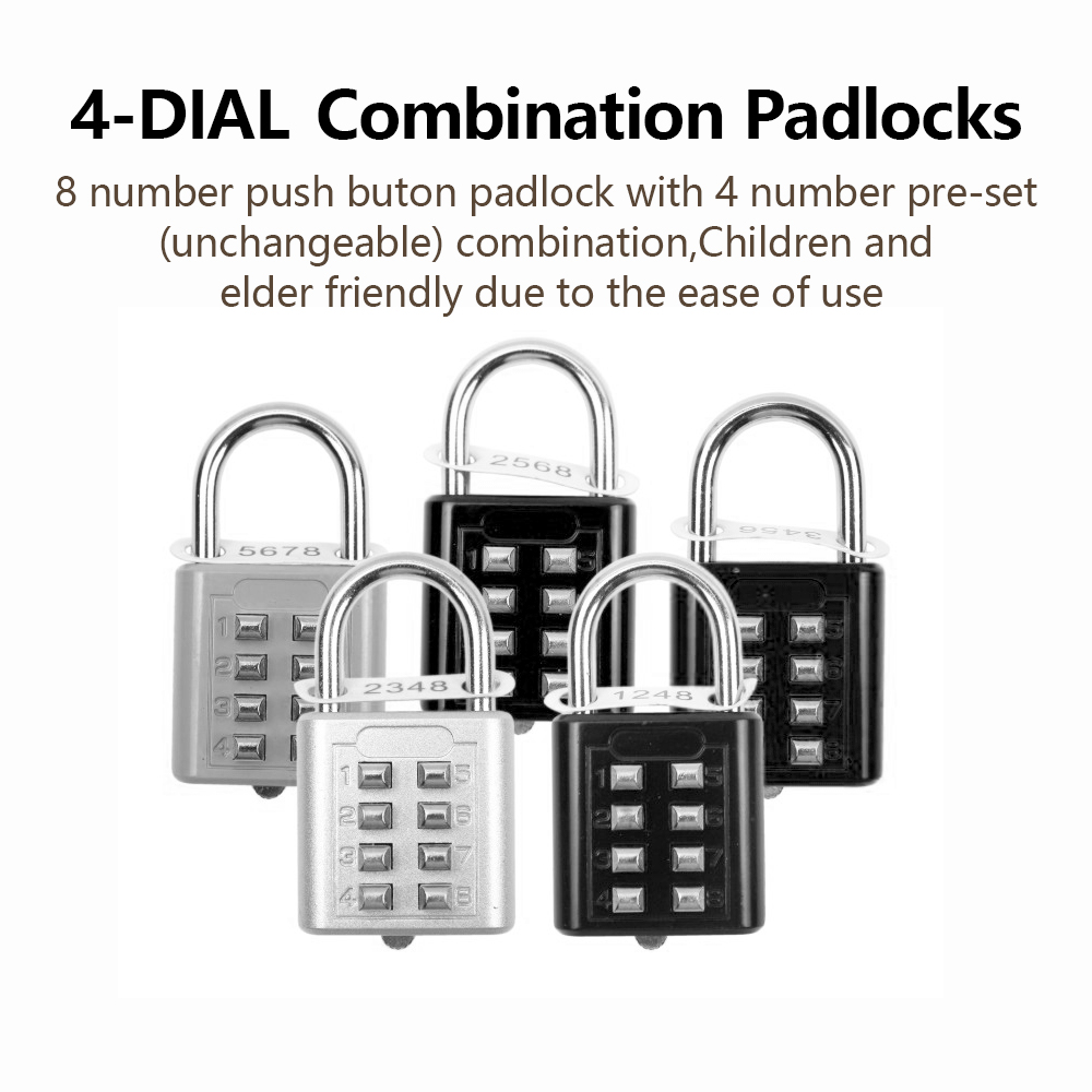 กุญแจล็อคกันน้ำ8หลักรหัสแบบสุ่ - Smart Garden Gate Lock บทวิจารณ์และราคา