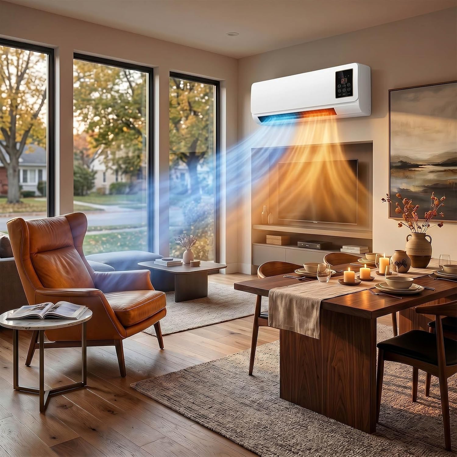 เครื่องปรับอากาศติดผนังพร้อมพั - Smart Led Garden บทวิจารณ์และราคา