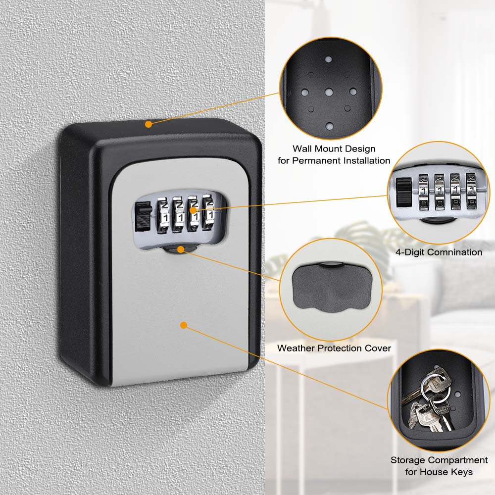 กล่องเก็บ gembok KATA Sandi กล - Smart Garden Gate Lock บทวิจารณ์และราคา