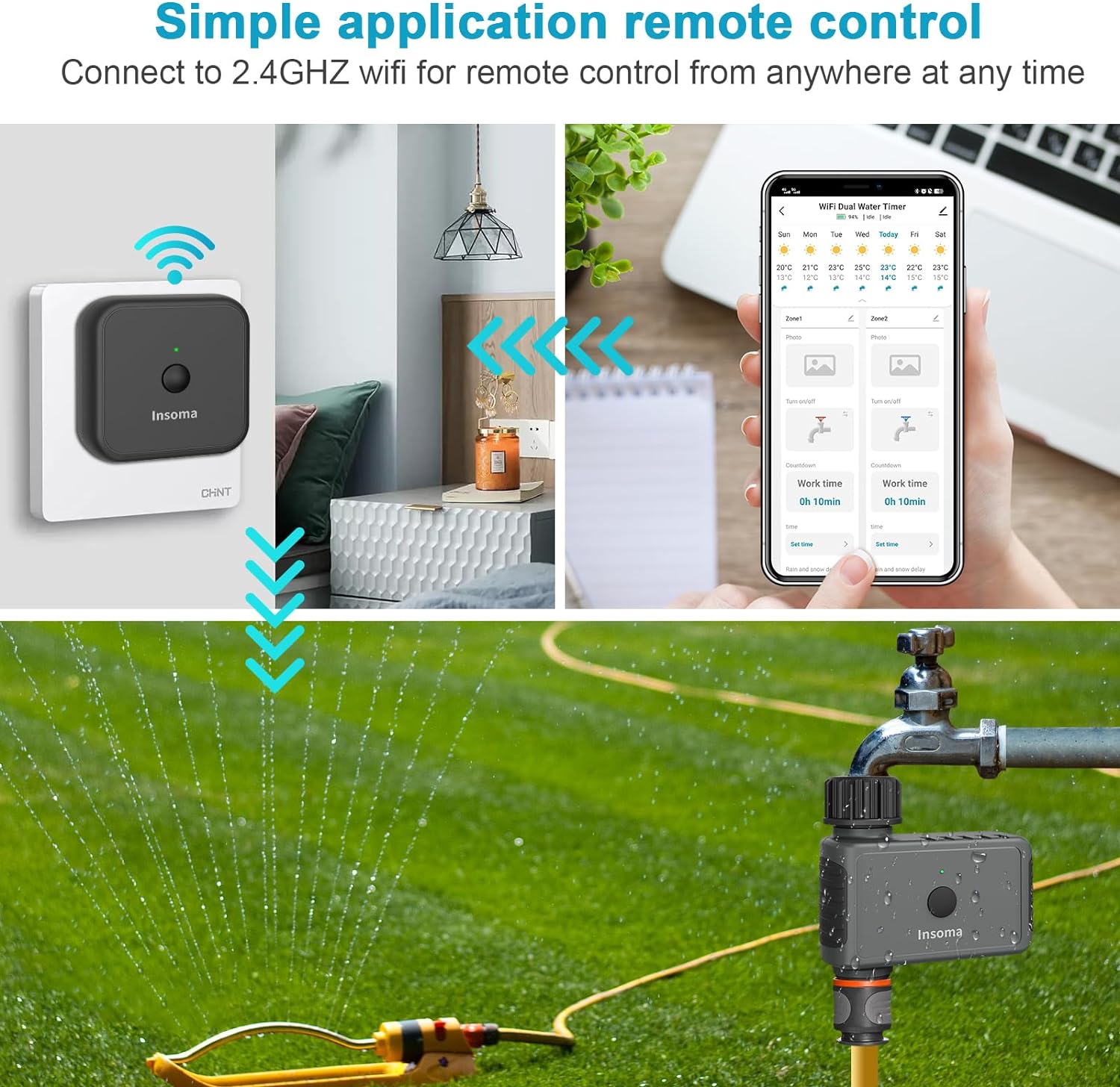 Insoma Wifi จับเวลาโรยอัตโนมัต - Smart Garden Sphagnum Moss บทวิจารณ์และราคา