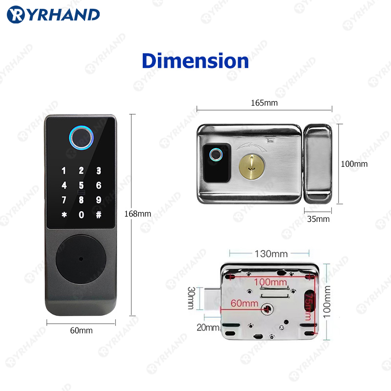 Tuya สมาร์ทล็อคกันน้ำ Wifi คู่ - Smart Garden Gate Lock บทวิจารณ์และราคา